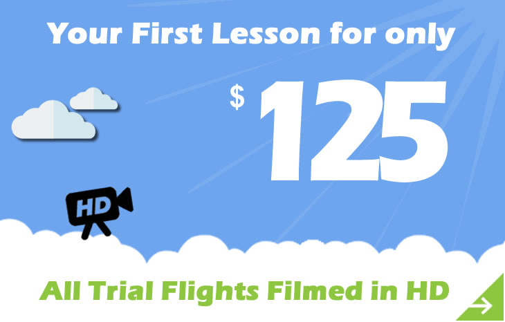 First Flight Trial Lesson only $125